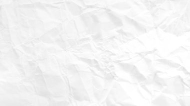 Buruşmuş kağıt dokusu. Fotokopi alanı olan beyaz desen arkaplanı. Paketleme için karton bir kutunun yüzeyi.