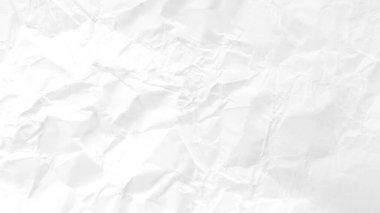 Buruşmuş kağıt dokusu. Fotokopi alanı olan beyaz desen arkaplanı. Paketleme için karton bir kutunun yüzeyi.