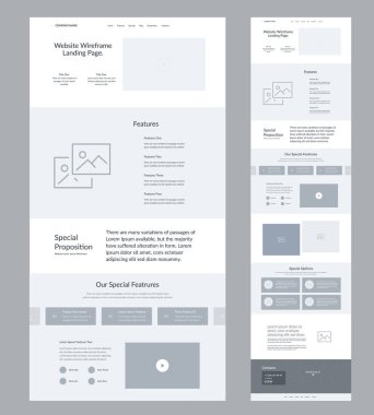 İniş sayfası. Web sitesinin karanlık seçeneği. İşiniz için iyi bir kablo düzenleme arayüzü tasarımı.