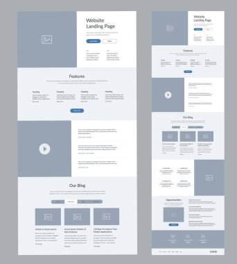 İniş sayfası. Web sitesinin karanlık seçeneği. İşiniz için iyi bir kablo düzenleme arayüzü tasarımı.