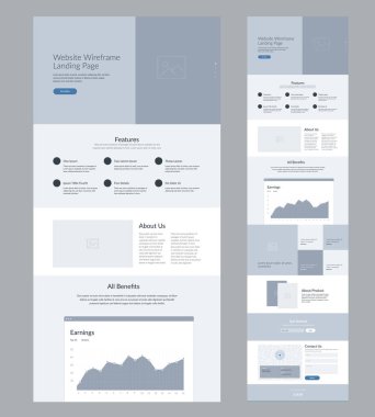İniş sayfası. Web sitesinin karanlık seçeneği. İşiniz için iyi bir kablo düzenleme arayüzü tasarımı.