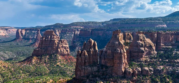 The Window Rock trail provides a stunning view of the Colorado National Monument Canyon and the various rock formations