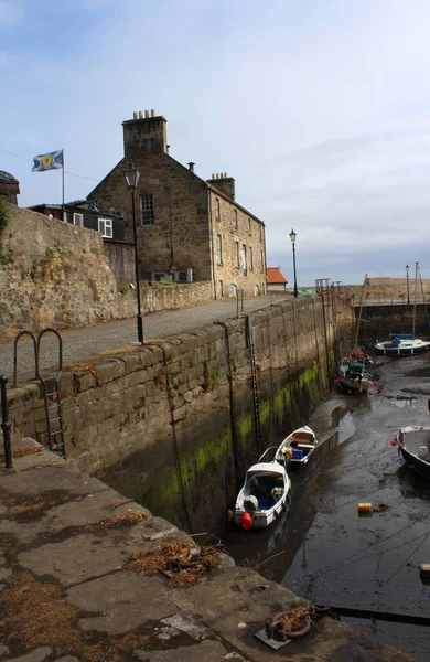 Vista Del Pintoresco Puerto Antiguo Dysart Kirkcaldy Fife Scotlan — Foto de Stock