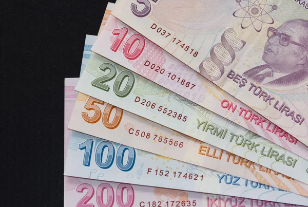 Жовтня 2020 Ізмір Індичка Turkish Lira Photos Редакторська Фотографія — стокове фото