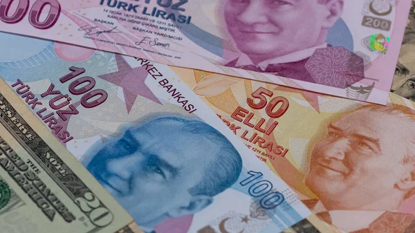 November 2020 Izmir Türkei Fotos Türkischer Lira Dollar Und Euro — Stockfoto