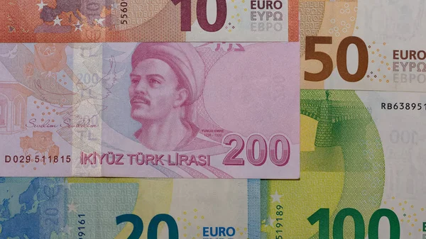 November 2020 Izmir Türkei Fotos Türkischer Lira Dollar Und Euro — Stockfoto