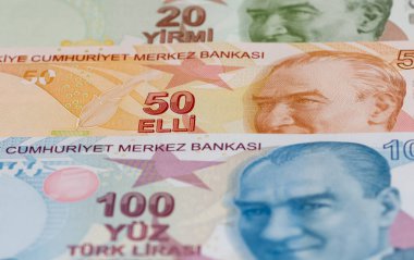 21 Nisan 2021 İzmir, Türkiye. Türk Lirasının fotoğrafları. Fotoğraf haber amaçlıdır.