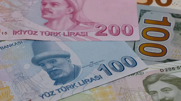 Ноября 2020 Года Измир Турция Фото Доллара Евро Турецкой Лиры — стоковое фото