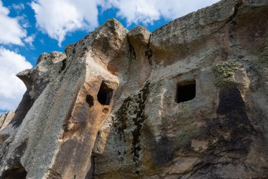 17 Temmuz 2021 afyonkarahisar, Türkiye. Tarihi ve turistik alanlar, taş mezarları fotoğrafları. Fotoğraf haber amaçlıdır.
