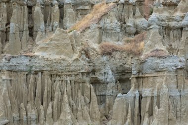 Jeolojik oluşumlar ve sönmüş volkanların fotoğrafları. manzara resimleri.