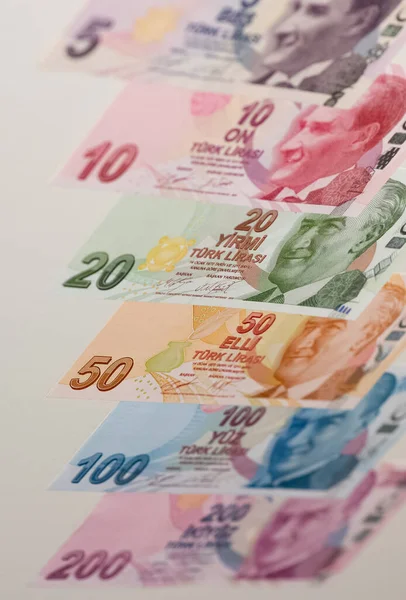 Mai 2021 Izmir Turkey Verbindung Setzen Fotos Der Türkischen Lira — Stockfoto