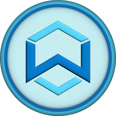 Soyut arka planda wanchain-wan kripto para biriminin görüntüleri. 3d illüstrasyon.