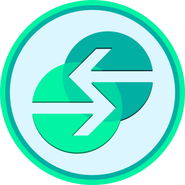 Soyut arkaplanda unizen-zcx kripto para birimi logoları. 3d illüstrasyon.