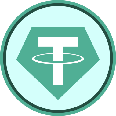 Soyut arkaplanda bağlantı-usdt şifreli para birimi resimleri. 3d illüstrasyon.