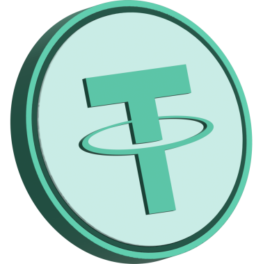 Soyut arkaplanda bağlantı-usdt şifreli para birimi resimleri. 3d illüstrasyon.