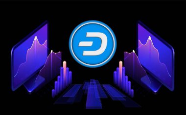 Dijital arkaplanda tire sanal para birimi görüntüsü. 3B çizimler.