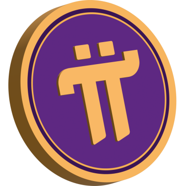 Soyut arkaplanda pi ağ şifreli para birimi çizimleri. 3d illüstrasyon.