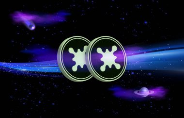 Dijital arkaplanda bio protokol-bio şifreleme logoları. 3d illüstrasyon.