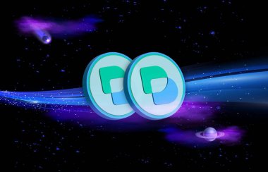 Güzel protokol-bb sanal para birimi görüntüleri dijital arkaplanda. 3d illüstrasyon.