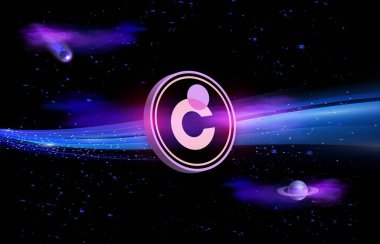 Dijital arkaplanda kromi-chr şifreleme resimleri. 3d illüstrasyon.