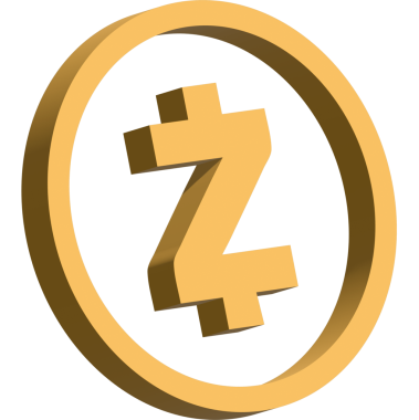 zcash-zec kripto para birimi çizimleri soyut arka planda. 3d illüstrasyon.