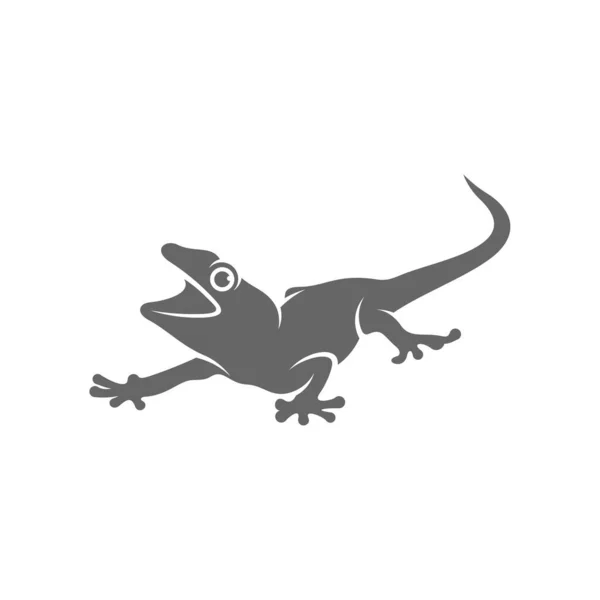 Logo Jaszczurki Wzór Wektora Projektu Projekt Ilustracji Jaszczurka Symbol Ikona — Wektor stockowy
