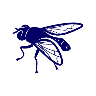 Sinek tasarım vektörü, İllüstrasyon Sinek tasarım şablonu, Sembol simgesi