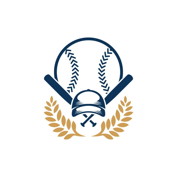 Baseball Emblem Design Vektor Baseball Logo Design Vorlage Symbol Symbol — Stockvektor