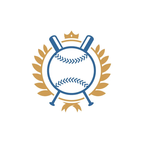 Baseball Emblem Design Vektor Baseball Logo Design Vorlage Symbol Symbol — Stockvektor