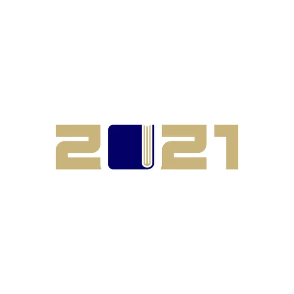 Modello Vettoriale Logo 2021 Concetti Design Del Logo Creativo 2021 — Vettoriale Stock