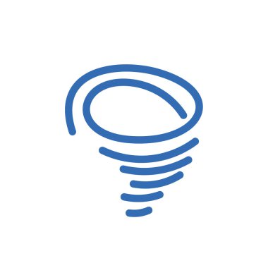Tornado logo vektör şablonu, Yaratıcı Tornado logo tasarım konseptleri, İllüstrasyon, Simge simgesi