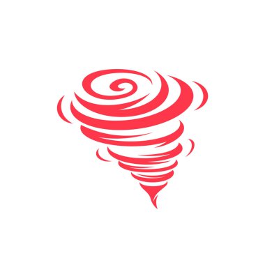 Tornado logo vektör şablonu, Yaratıcı Tornado logo tasarım konseptleri, İllüstrasyon, Simge simgesi