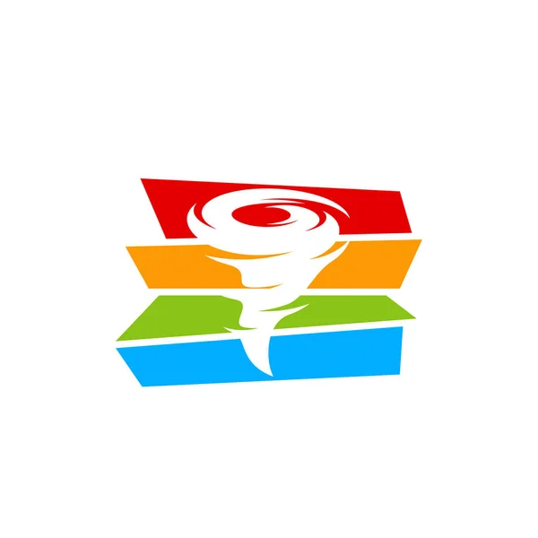 Векторный Шаблон Логотипа Tornado Концепция Логотипа Creative Tornado Иллюстрация Иконка — стоковый вектор
