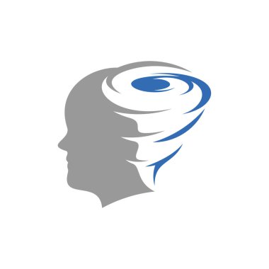 Tornado logo şablonu, Creative Twister logo tasarım konseptleri, simge sembolü, illüstrasyon