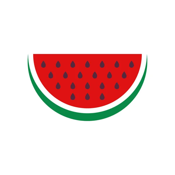 Vektorová Šablona Loga Melounu Koncepce Designu Loga Creative Watermelon — Stockový vektor