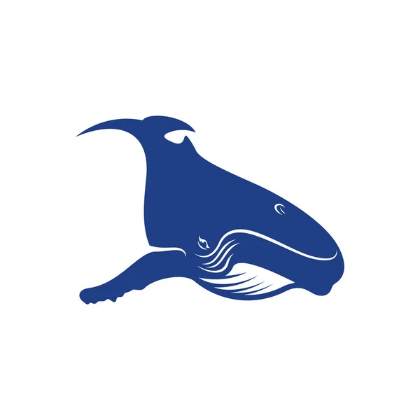 Вектор Дизайна Китов Creative Whale Иллюстрации Шаблон — стоковый вектор