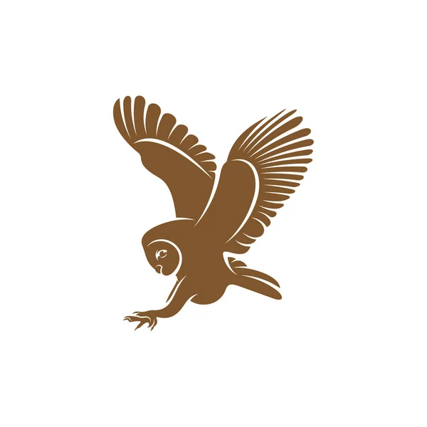 Uggla Logo Vektor Mall Creative Owl Logo Design Koncept Illustration — Stock vektor