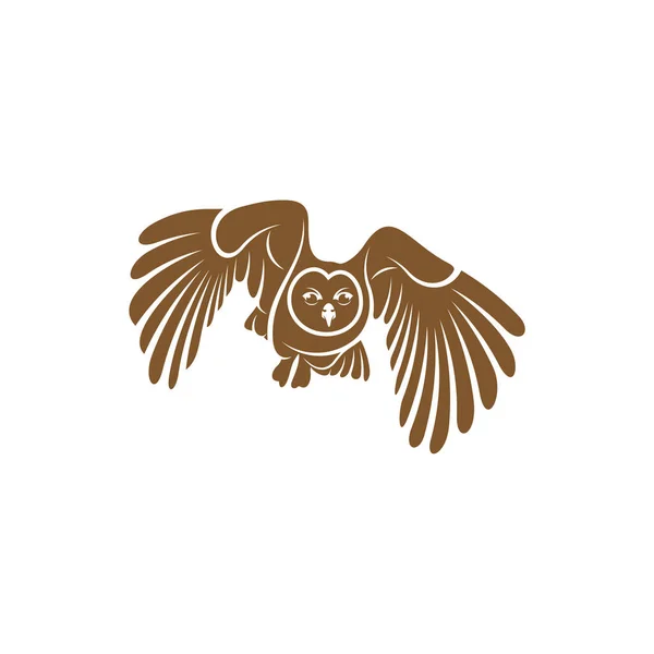 Modèle Vectoriel Logo Owl Concept Conception Logo Creative Owl Illustration — Image vectorielle