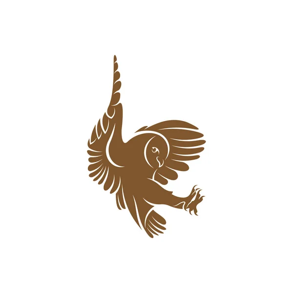 Шаблон Векторного Логотипу Сови Концепції Дизайну Логотипу Creative Owl Ілюстрація — стоковий вектор