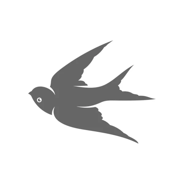 Ковтати Логотип Векторний Шаблон Концепції Дизайну Логотипу Творчої Ластівки Символ — стоковий вектор