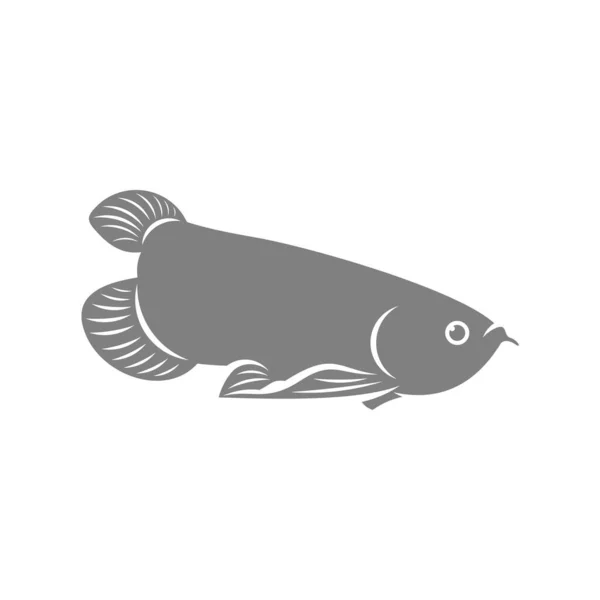 Arowana Fisch Logo Vektorschablone Kreative Arowana Fisch Logo Design Konzepte — Stockvektor