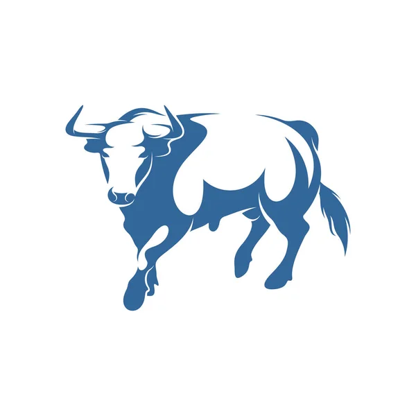 Modèle Vectoriel Logo Bull Concepts Conception Logo Creative Bull Symbole — Image vectorielle