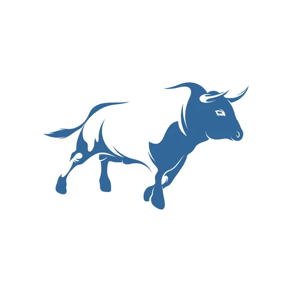 Plantilla Vector Logotipo Bull Conceptos Diseño Logotipo Creative Bull Símbolo — Vector de stock