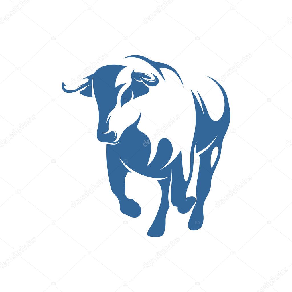 Bull logo vector template, Creative Bull logo design concepts, icon symbol, illustration
