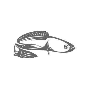 Fish Cork logo vektörü, Creative Fish Cork logo tasarımı şablon, simge sembolü, illüstrasyon