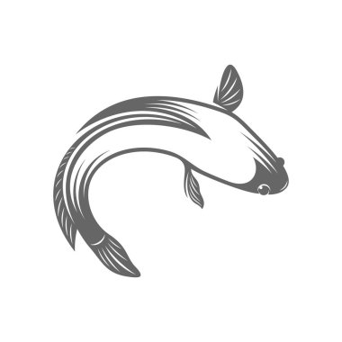 Fish Cork logo vektörü, Creative Fish Cork logo tasarımı şablon, simge sembolü, illüstrasyon