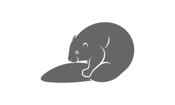 Beaver Logo Vektor Creative Beaver Logo Design Koncepce Šablony Symbol — Stockový vektor