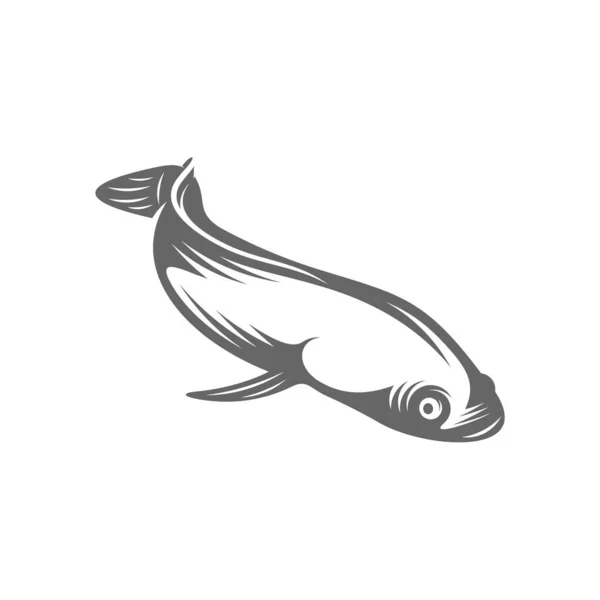 Fisch Kork Logo Vektor Kreative Fisch Kork Logo Design Konzepte — Stockvektor