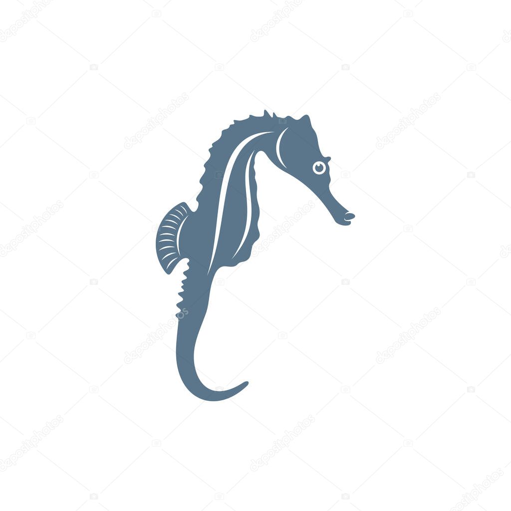 Seahorses logo vector, Creative Seahorses logo design concepts template, icon symbol, illustration