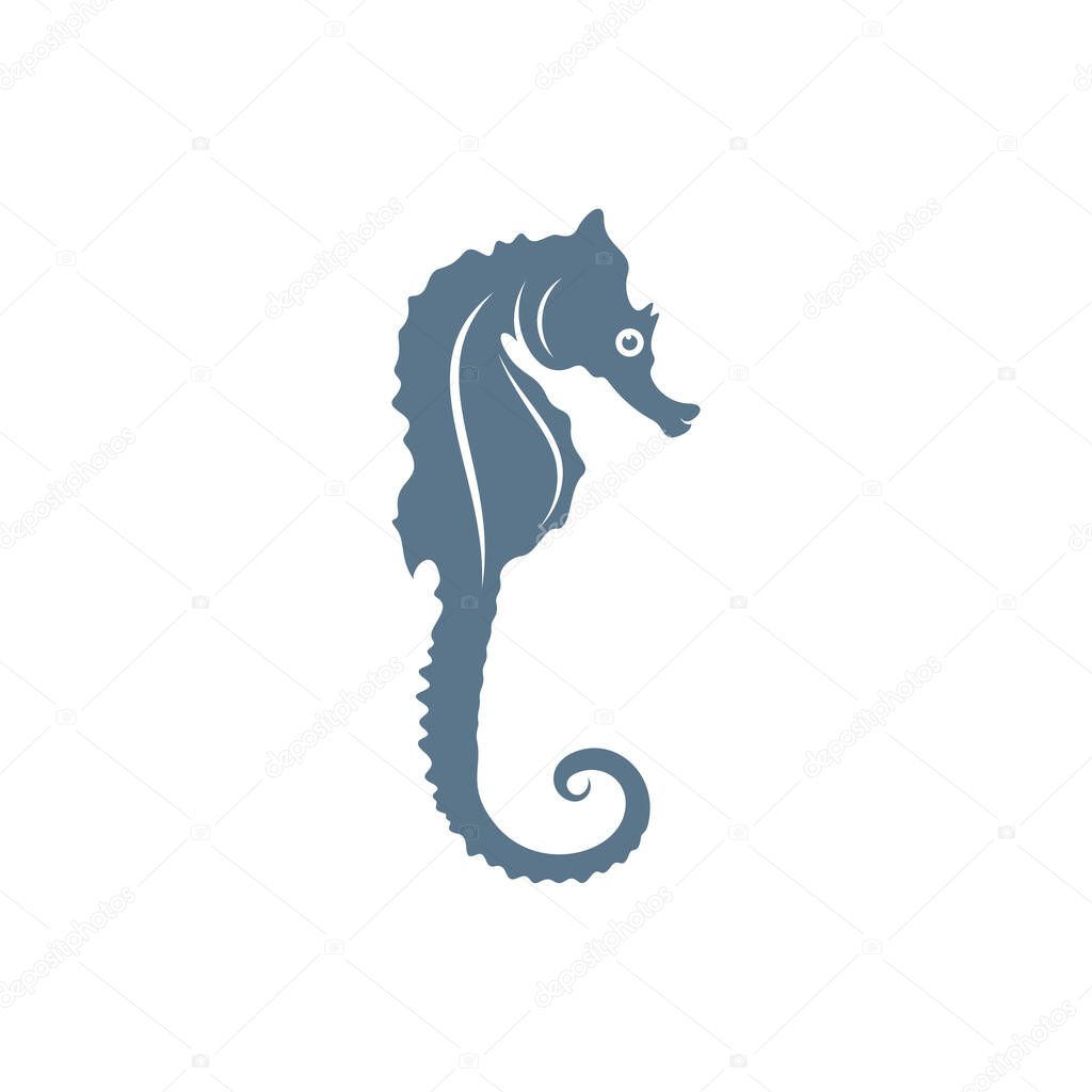 Seahorses logo vector, Creative Seahorses logo design concepts template, icon symbol, illustration